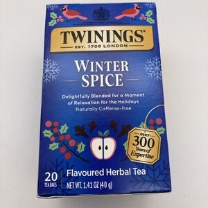 Twinings of London Winter Spice Herbal Tea Bags, 20 Count (Pack of 1)